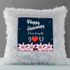 Vickvii Printed Happy Anniversary To Love Of my Life Led Cushion With Filler (38*38CM) | Save 33% - Rajasthan Living 9