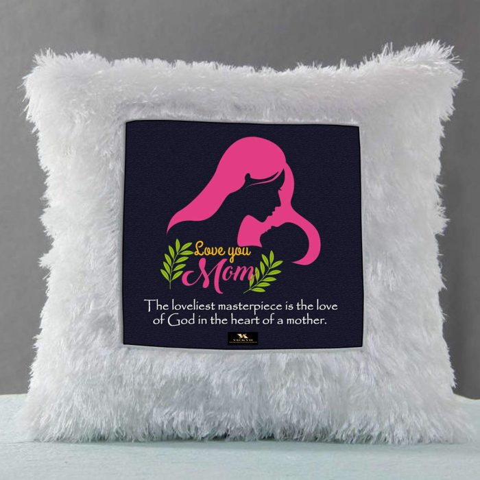 Vickvii Printed Love You Mom Quot Led Cushion With Filler (38*38CM) | Save 33% - Rajasthan Living 6