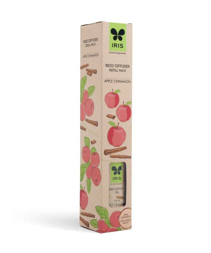 IRIS Home Fragrance Apple Cinnamon Reed Diffuser Refill 1 Unit of 100ml | Save 33% - Rajasthan Living 7