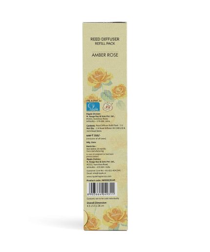 IRIS Home Fragrance Amber Rose Reed Diffuser Refill 1 Unit of 100ml | Save 33% - Rajasthan Living 3