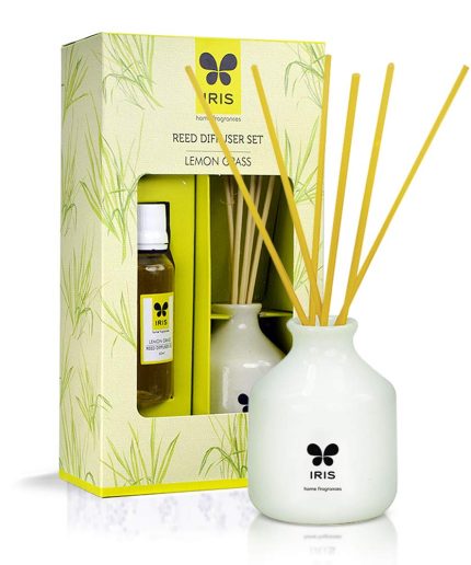 IRIS Reed Diffuser Set Lemon Grass 60 ml | Save 33% - Rajasthan Living