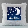Vickvii Printed Happy Birthday With Moon And Star Led Cushion With Filler (38*38CM) | Save 33% - Rajasthan Living 9