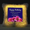 Vickvii Printed Happy Birthday With Wishing You A Beautiful Day Led Cushion With Filler (38*38CM) | Save 33% - Rajasthan Living 8
