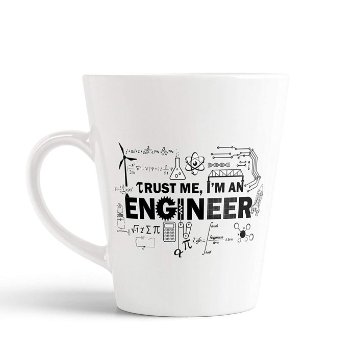 Aj Prints Engineer Quotes Conical Coffee Mug- Trust Me I’m Engineer Printed Coffee Mug, Gift for Engineers | Save 33% - Rajasthan Living 5