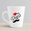 Aj Prints I Love My Papa Best Quotes Printed Ceramic Conical Mug for Dad 325ml, White | Save 33% - Rajasthan Living 11