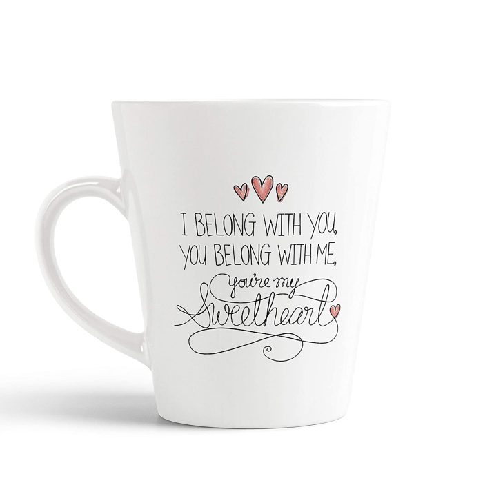 Aj Prints Love Quotes Printed Conical Coffee Mug- Gift for Husband, Wife, Couple | Save 33% - Rajasthan Living 5