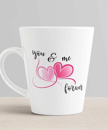 Aj Prints You & Me Forever Printed Conical Coffee Mug- Love Quote Tea Cup Gift for Girlfriend, Wife, Gift for Husband | Save 33% - Rajasthan Living 3