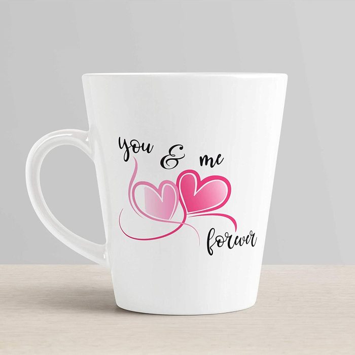 Aj Prints You & Me Forever Printed Conical Coffee Mug- Love Quote Tea Cup Gift for Girlfriend, Wife, Gift for Husband | Save 33% - Rajasthan Living 6