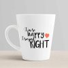 Aj Prints I’m So Happy I Swiped Right Ceramic Conical Coffee Mug- Gift for Couple, Anniversary Gift | Save 33% - Rajasthan Living 10