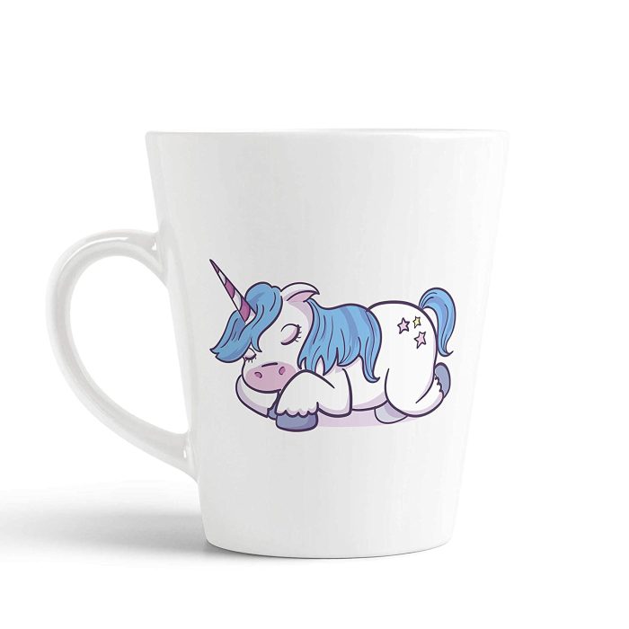 Aj Prints White Conical Coffee Mug- Baby Unicorn Printed Coffee Mug- 350ml, Gift for Kids | Save 33% - Rajasthan Living 5
