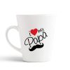 Aj Prints I Love My Papa Best Quotes Printed Ceramic Conical Mug for Dad 325ml, White | Save 33% - Rajasthan Living 9