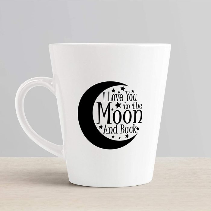 Aj Prints I Love You to The Moon and Back Printed Conical Coffee Mug- Love Quotes Coffee Mug- Gift for Girlfriend, Wife | Save 33% - Rajasthan Living 6