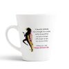 Aj Prints A Beautiful Woman Draws Strength from Troubles Printed Conical Coffee Mug- 350ml Tea Cup | Save 33% - Rajasthan Living 9