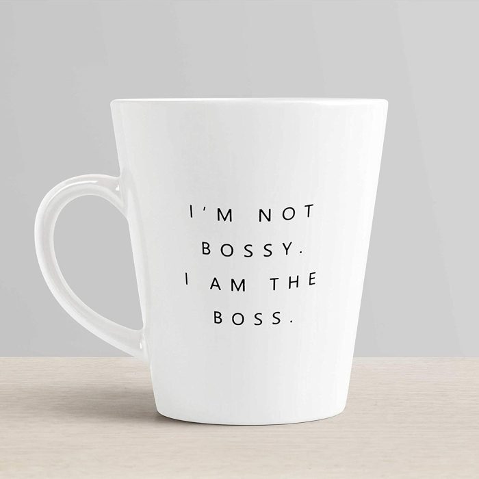 Aj Prints I’m Not Bossy, I Am The Boss Mug- Funny 12 oz Latte Coffee Mug Cup Gift for Her | Save 33% - Rajasthan Living 6