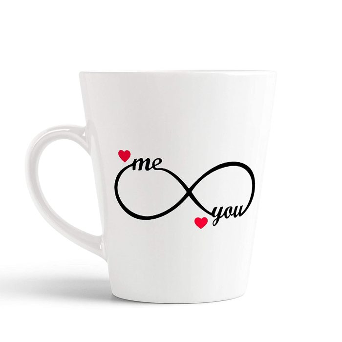 Aj Prints Me & You Printed Conical Coffee Mug- Ceramic Coffee Mug Gift for Girlfriend, Husband | Save 33% - Rajasthan Living 5
