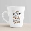 Aj Prints All I Need Today is A Little Bit of Coffee and A Whole Lot of Jesus Conical Coffee Mug-350ml-White | Save 33% - Rajasthan Living 10