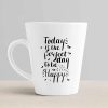 Aj Prints Today is The Perfect Day to be Happy Printed Conical Mug-Positive Quote Tea Cup- White-12Oz Funny Mug, Gift for Him and Her | Save 33% - Rajasthan Living 10