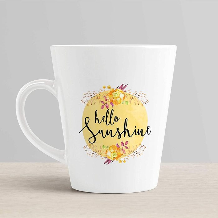 Aj Prints Morning Quotes- Hello Sunshine Love Printed Cute Coffee Ceramic Mug 12oz White Tea Cup | Save 33% - Rajasthan Living 6