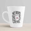 Aj Prints My Blood Type is Coffee Funny Latte Mug Ceramic White 12oz | Save 33% - Rajasthan Living 10