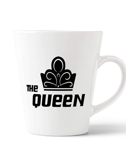 Aj Prints Queen Conical Latte Mug ? 12oz Queen Mug ? Valentine?s Day Gift – Wife – Girlfriend – Funny Mug – Gifts ? Anniversary,… | Save 33% - Rajasthan Living