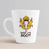 Aj Prints Baba Ji Ki Booti Funny Quote Conical Coffee Mug- Cute Funny Design Milk Mug- White 12Oz | Save 33% - Rajasthan Living 10