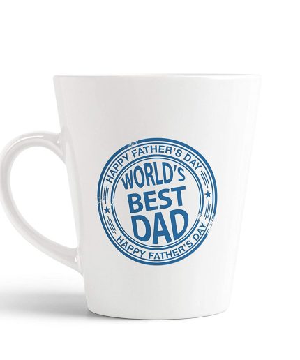 Aj Prints Father?s Day Gifts for Dad – World?s Best Dad Ceramic Conical Mug 325ml, White | Save 33% - Rajasthan Living