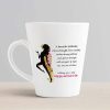 Aj Prints A Beautiful Woman Draws Strength from Troubles Printed Conical Coffee Mug- 350ml Tea Cup | Save 33% - Rajasthan Living 11