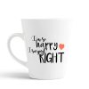 Aj Prints I’m So Happy I Swiped Right Ceramic Conical Coffee Mug- Gift for Couple, Anniversary Gift | Save 33% - Rajasthan Living 9