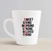 Aj Prints Sweet Giving Inspiring Strong Beloved Friend Printed Conical Coffee Mug- 12Oz Coffee Mug Gift for Friend | Save 33% - Rajasthan Living 10