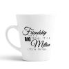 Aj Prints Friendship Day Conical Mug with Quote – Friendship Isn’t A Big Thing, Its Million Little Things – Gift for Friends Latte Mug | Save 33% - Rajasthan Living 9