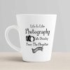Aj Prints Life is Like Photography we Develop from The Negative Printed Conical Coffee Mug, Inspirational Quotes Mug-White,350ml | Save 33% - Rajasthan Living 10