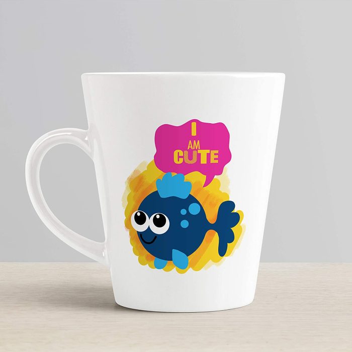 Aj Prints I Am Cute Printed Conical Coffee Mug- Gift for Kids, Sister- 325ml Mug | Save 33% - Rajasthan Living 6