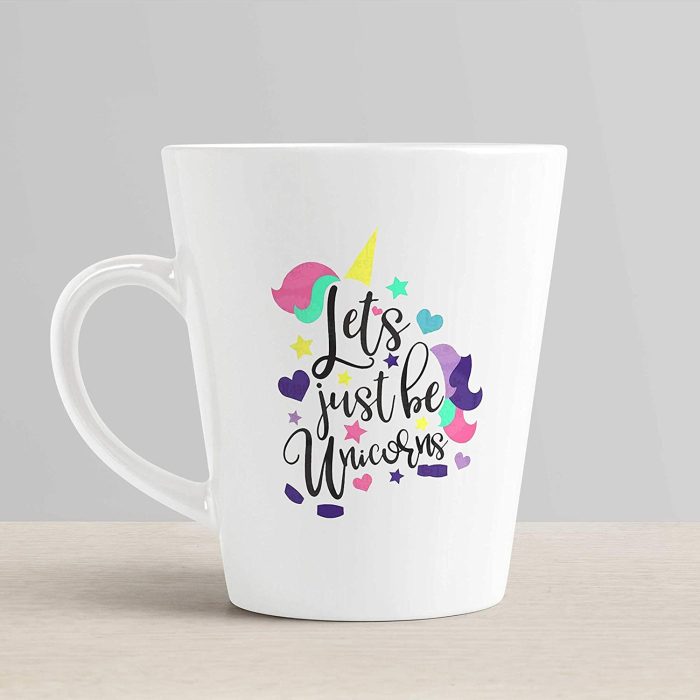 Aj Prints “Let’s Just Be Unicorns” Conical Coffee Mug- 12Oz Mug Gift for Sister, Wife | Save 33% - Rajasthan Living 6