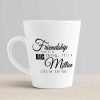 Aj Prints Friendship Day Conical Mug with Quote – Friendship Isn’t A Big Thing, Its Million Little Things – Gift for Friends Latte Mug | Save 33% - Rajasthan Living 11