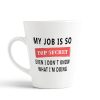 Aj Prints My Job is Top Secret Even I Don’t Know What I’m Doing Home Office Coffee Mug Latte Cup White (12 Ounce) | Save 33% - Rajasthan Living 9