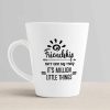 Aj Prints Friendship Isn’t one Big Thing It’s Million Little Things Quotes Printed Conical Coffee Mug Novelty Latte Cup Gift for Friends | Save 33% - Rajasthan Living 10
