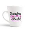 Aj Prints Grandma Bestie Printed Conical Mug- White Ceramic Mug Gift for Grandma, Mom | Save 33% - Rajasthan Living 9