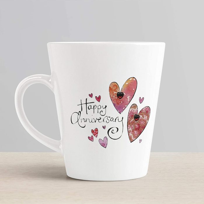 Aj Prints Happy Anniversary Quotes Printed Conical Coffee Mug- 12Oz Mug Gift for Anniversary | Save 33% - Rajasthan Living 6