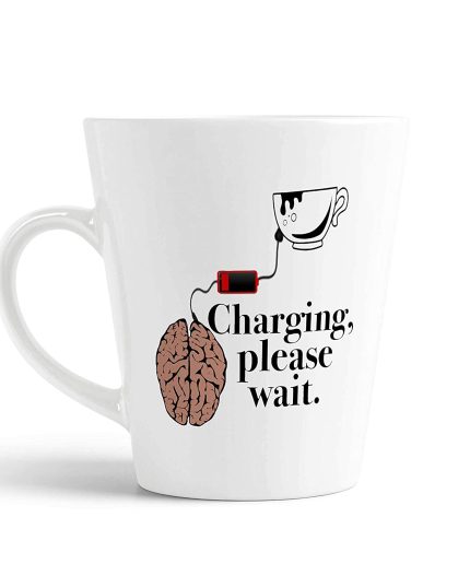 Aj Prints Charging, Please Wait Cute and Funny Ceramic Coffee Latte Mug White, 12oz | Save 33% - Rajasthan Living