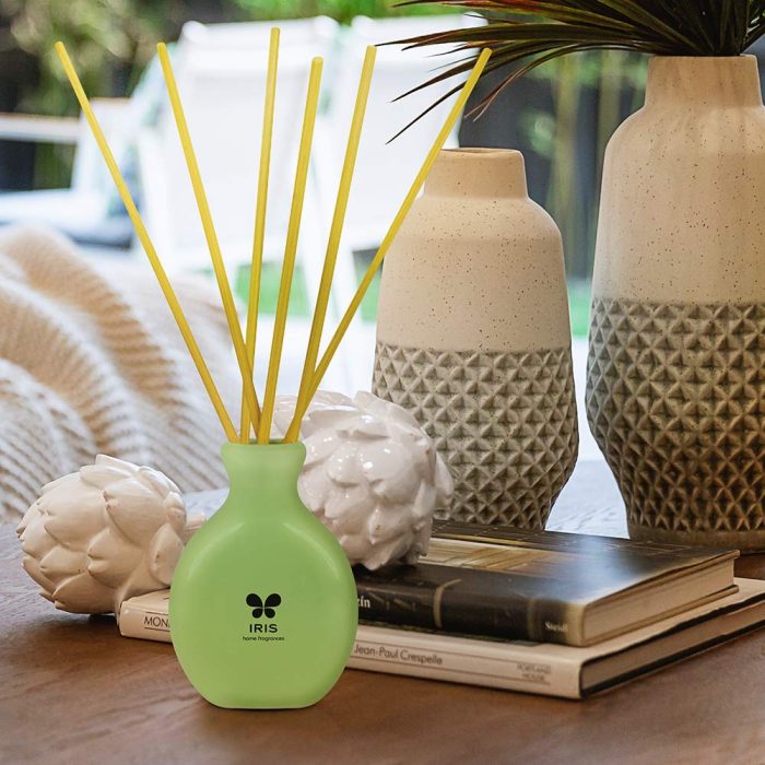 Iris New Lemon Grass Fragances Reed Diffuser Set with Oil 60ml With Ceramic Pot & Diffuser Stick | Save 33% - Rajasthan Living 8