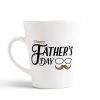 Aj Prints Happy Father?s Day Quotes Printed Ceramic Conical Mug 325ml, White | Save 33% - Rajasthan Living 9