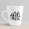 Aj Prints Girl Boss Printed Conical Coffee Mug- Funny Tea Mug 350ml Coffee Mug for Friends, Girl, Wife | Save 33% - Rajasthan Living 10