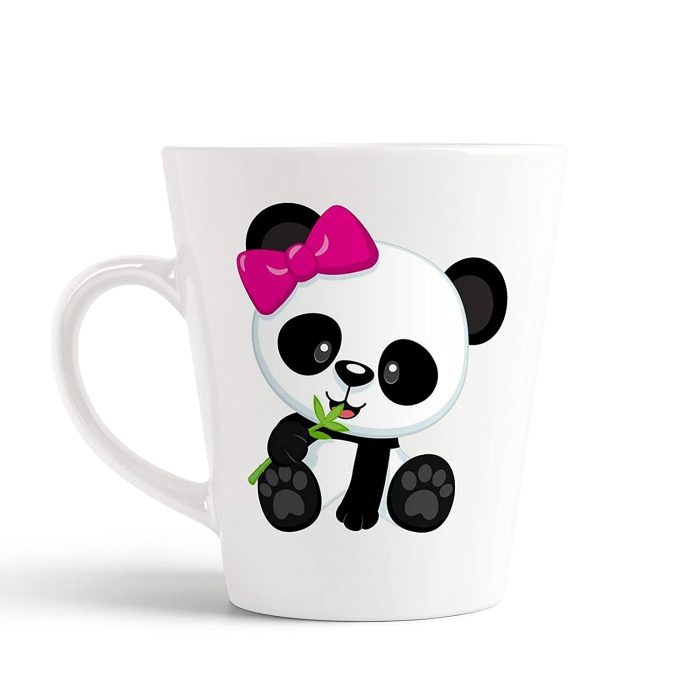 Aj Prints Cute Panda Printed Conical Coffee Mug Gift For Kids, Funny Milk Mug- 350ml | Save 33% - Rajasthan Living 5