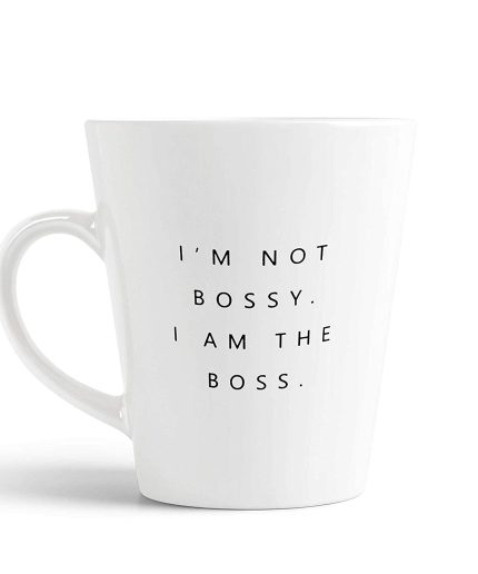 Aj Prints I’m Not Bossy, I Am The Boss Mug- Funny 12 oz Latte Coffee Mug Cup Gift for Her | Save 33% - Rajasthan Living