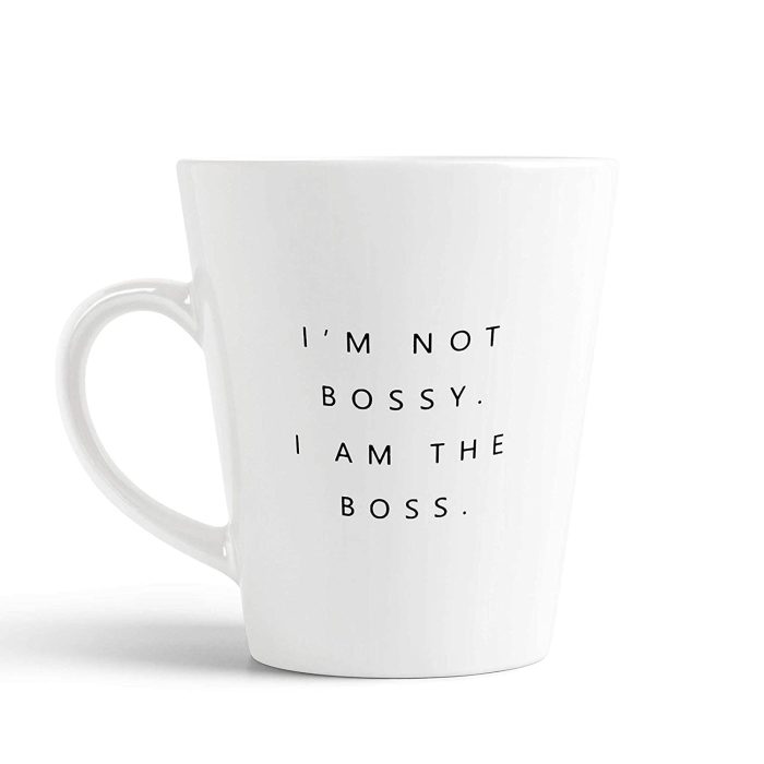 Aj Prints I’m Not Bossy, I Am The Boss Mug- Funny 12 oz Latte Coffee Mug Cup Gift for Her | Save 33% - Rajasthan Living 5