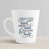 Aj Prints A Teacher Takes a Hand, Opens a Mind and Touches a Heart: Quote Inspirational Conical Coffee Mug,Gift for Teachers/Women/Men,White | Save 33% - Rajasthan Living 10