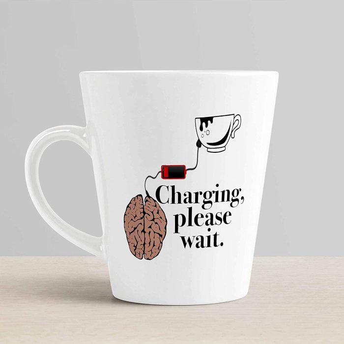 Aj Prints Charging, Please Wait Cute and Funny Ceramic Coffee Latte Mug White, 12oz | Save 33% - Rajasthan Living 6