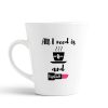 Aj Prints All i Need is Coffee and Lipstick Cute Printed Conical Coffee Mug- Funny Tea Cup,Personalized Coffee Mug-White-350ml | Save 33% - Rajasthan Living 8