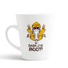 Aj Prints Baba Ji Ki Booti Funny Quote Conical Coffee Mug- Cute Funny Design Milk Mug- White 12Oz | Save 33% - Rajasthan Living 9