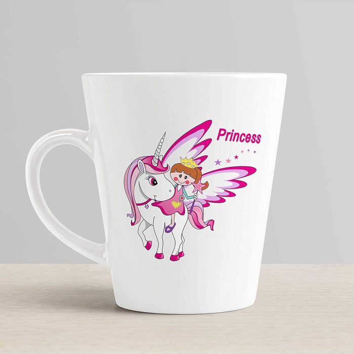 Aj Prints Princess Girl Unicorn Printed Conical Coffee Mug- Funny Coffee Mug- 12Oz | Save 33% - Rajasthan Living 6